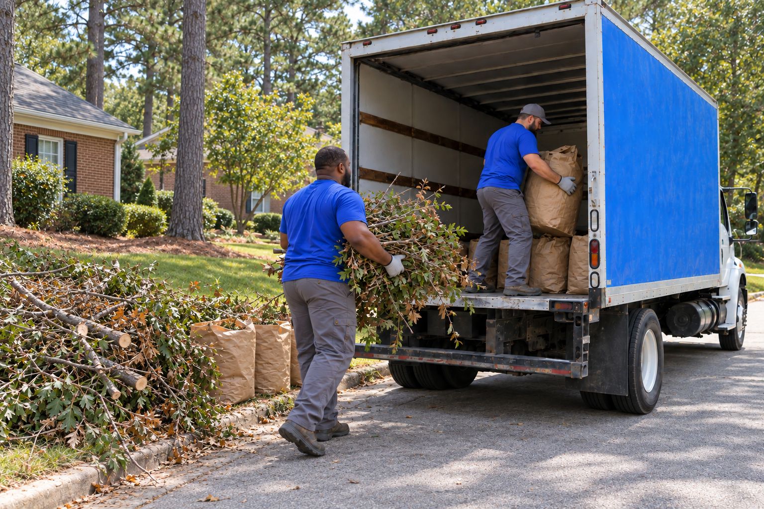 Yard waste removal by Junk Punk